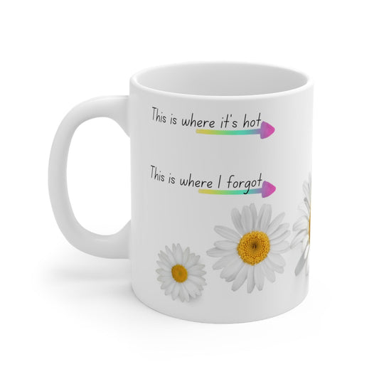 Whoopsie Daisy Memory Mug - Fun & Playful Reminder Coffee Cup - Fidget and Focus