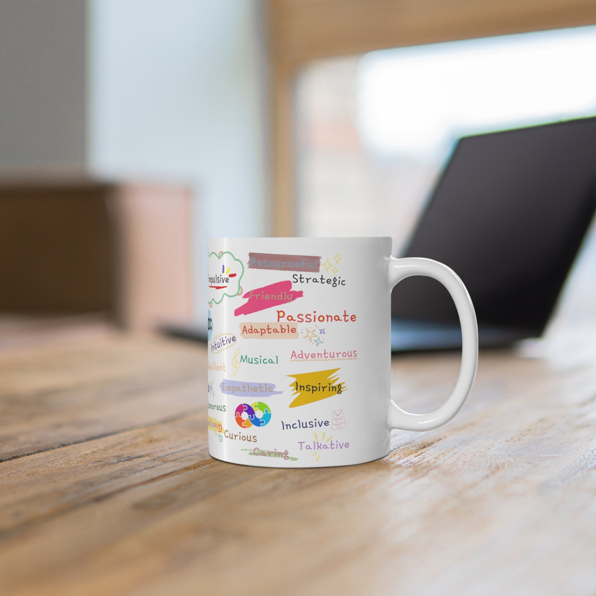 ADHD Strengths: Celebrating Positive Traits Mug - Fidget and Focus