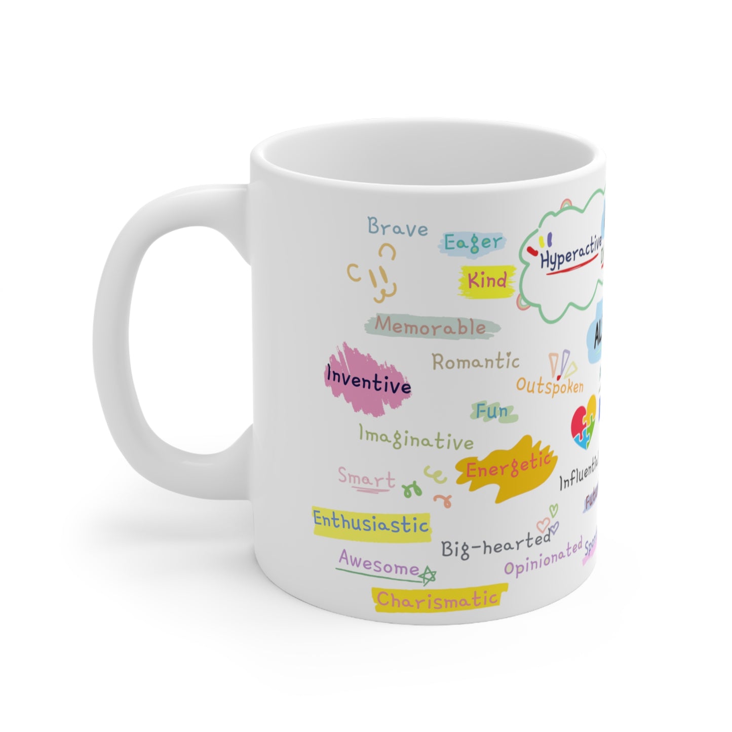 ADHD Strengths: Celebrating Positive Traits Mug - Fidget and Focus