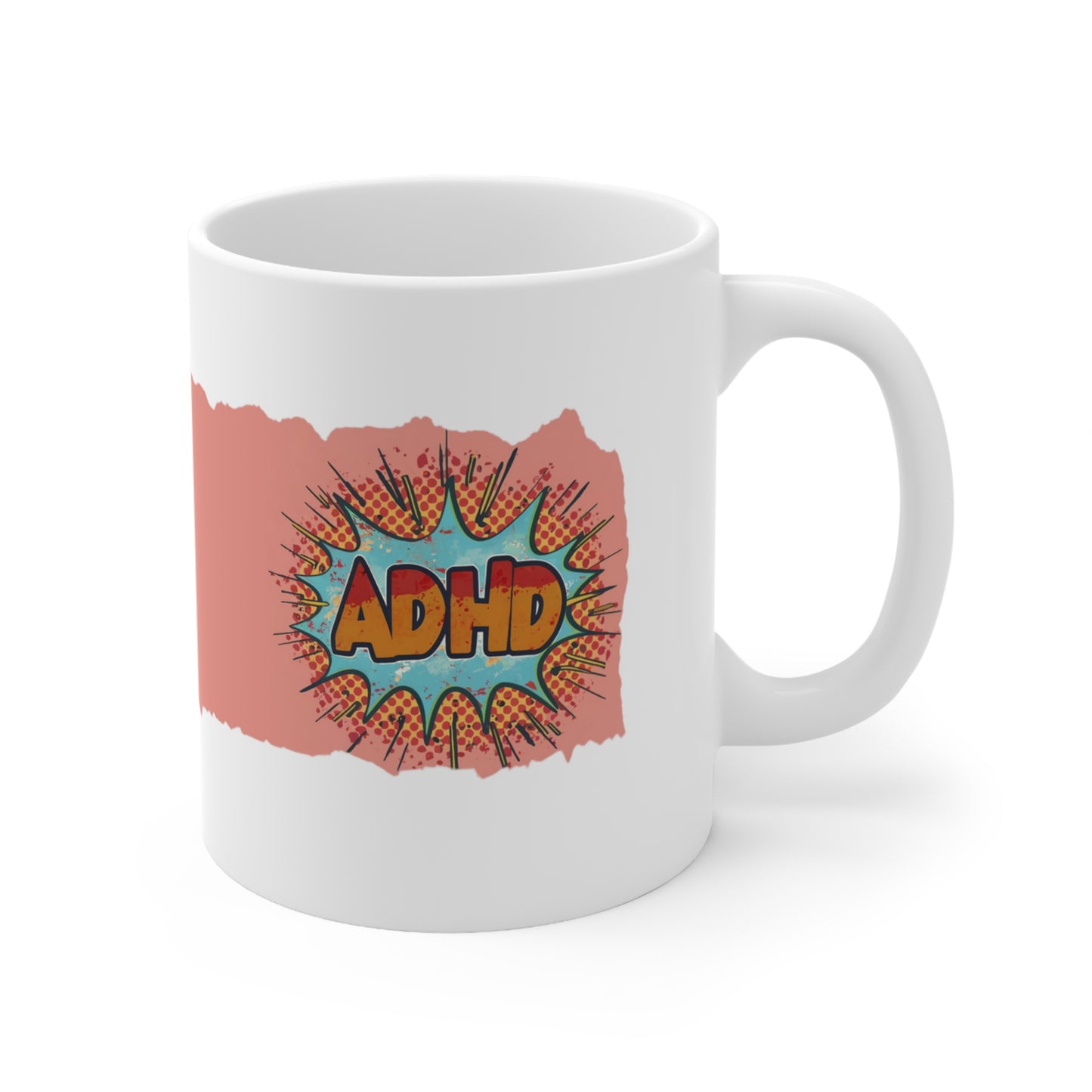 ADHD is My Superpower - Comic-Style Mug